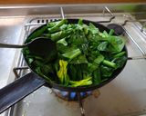 最速のほうれん草の根っこ入りバター炒め作り方8写真