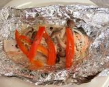 魚の洋風ホイル焼き作り方5写真