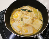豆腐と長ねぎの卵とじ作り方4写真