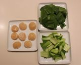 チンゲン菜と海鮮の中華炒め作り方1写真