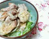 ✿ニンニクマヨ醤油の❀生姜焼きポーク丼✿作り方5写真