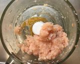 鶏胸肉と豆腐の野菜入りヘルシーつくね作り方3写真