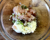 お弁当に！ささみのつくね風チーズ焼き作り方1写真