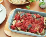 グリラーで　トマトとイワシのパン粉焼き作り方8写真