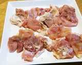 簡単☆鶏もも肉と ほうれん草のピカタ作り方1写真