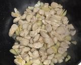 鶏肉と菊芋のガーリックバター煮作り方5写真