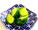 低糖質&低脂質！きゅうりの生姜浅漬け作り方3写真