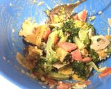 減塩でも美味♪野菜ゴロゴロおかずサラダ作り方4写真