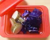 紫キャベツのココナッツスープ作り方1写真