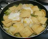 京揚げ(油揚げ)と白菜のあぶたま鍋作り方3写真