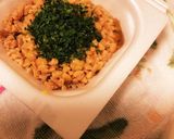 *納豆にあおさ(青のり)*作り方1写真
