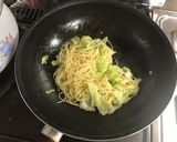 キャベツとアンチョビのパスタ作り方7写真