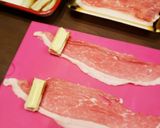 豚肉のぐるぐる巻き チーズの肉巻き♡作り方3写真