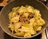 春キャベツと豚肉のふわふわ卵炒め作り方4写真