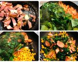 ベーコンとほうれん草のコンソメ炒め*☻*作り方1写真