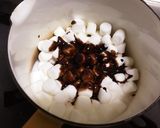 材料3つ チョコプリン作り方1写真