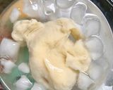 冷たいぷるもちな豆乳餅と寒天の和風スイーツ♪作り方2写真