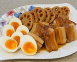 れんこん入り豚の角煮作り方4写真