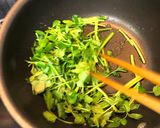 セリとしらすのスパゲッティ作り方4写真