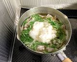 ホッと一息☆水菜と豚肉の大根おろしスープ作り方4写真