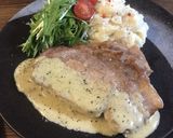 柚子胡椒マヨソース♡ポークステーキ作り方5写真