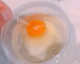 寒い朝の朝ごはん、温玉納豆スープごはん作り方1写真