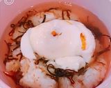 寒い朝の朝ごはん、温玉納豆スープごはん作り方7写真