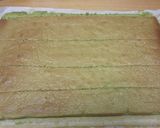 抹茶ロールケーキin抹茶あずきクリーム作り方13写真