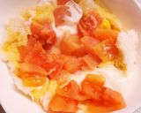 離乳食完了期　トマトと卵のパンプディング作り方3写真