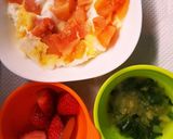 離乳食完了期　トマトと卵のパンプディング作り方4写真