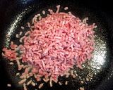 ピーマンとひき肉のピリ辛そぼろ丼作り方2写真