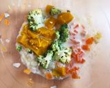離乳食７ヶ月〜 サーモンと豆乳のシチュー作り方3写真