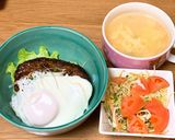 ハンバーグでハンバーガーとロコモコ丼作り方5写真