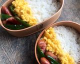 映える！五色のそぼろ丼弁当【詰め方有】作り方9写真