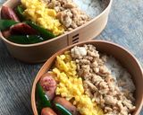 映える！五色のそぼろ丼弁当【詰め方有】作り方10写真
