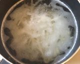 ふし麺と人参の卵とじ汁作り方1写真