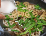 蓮根と挽き肉の甘辛炒め。作り方5写真