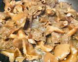 山で採れた きのこ炒め…和パスタ作り方2写真