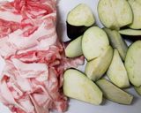 ☆なす・豚肉・卵のオイスターソース炒め☆作り方2写真
