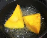 かぼちゃとクリームチーズのデザートサラダ作り方1写真