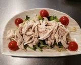 ♡鶏むね肉で棒棒鶏(バンバンジー)♡作り方6写真