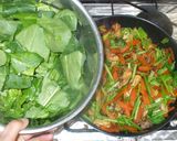 ほうれん草と人参の蒸し煮♪簡単油揚げと作り方15写真
