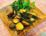 お洒落な香り高い皮付きフライドポテト作り方3写真