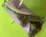 お弁当やおつまみに☆ハムレタスチーズ巻き作り方6写真