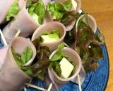 お弁当やおつまみに☆ハムレタスチーズ巻き作り方9写真