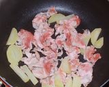 葱じゃが豚玉丼☆蕎麦処風作り方6写真