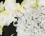 長ネギの風味を生かした●しらすチャーハン作り方2写真