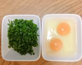 たまごとおネギの煮こごりジュレチャーハン作り方1写真