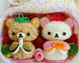 キャラ弁☆リラックマのお雛様弁当作り方6写真