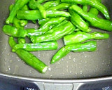 ししとう炒め☆作り方1写真